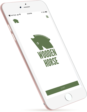 wooden horse mobile phone